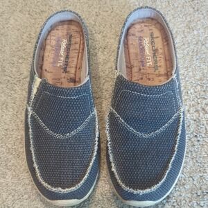 Skechers Blue Comfortable Slip-Ons